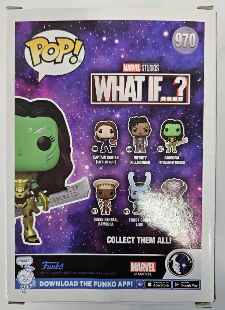 #970 What If...?:Gamora - Funko Pop! Television (Funko Pops) action figure collectible [Barcode 889698586511] - Main Image 4