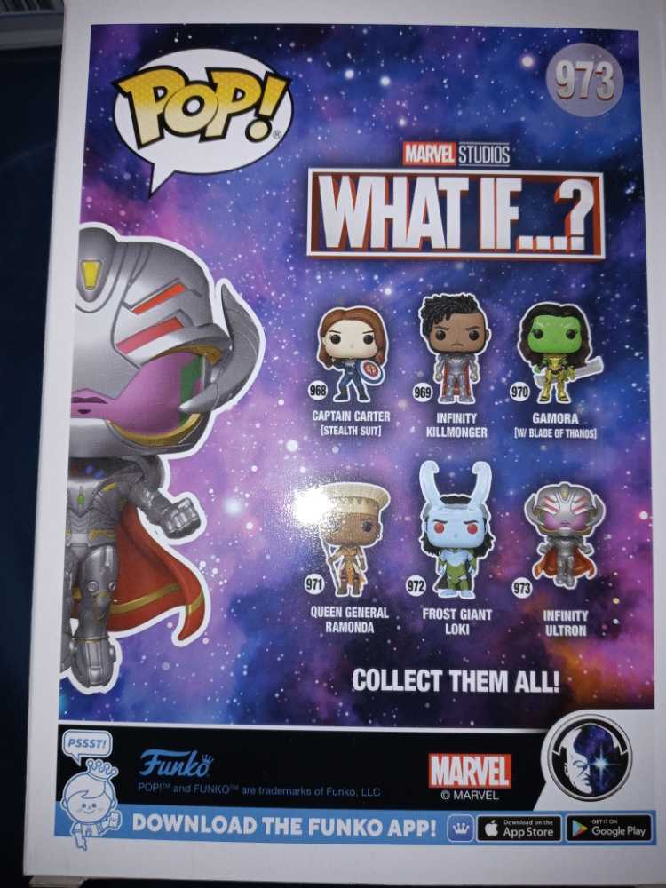 Ultron Funko What If? 973 Infinity Ultron - Funko Pop! (Marvels What If...?) action figure collectible [Barcode 889698586481] - Main Image 2