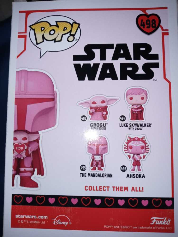 Mandalorian And Grogu (Valentine’s) - Funko (Valentine’s Day Star Wars) (Star Wars) action figure collectible [Barcode 889698601221] - Main Image 2
