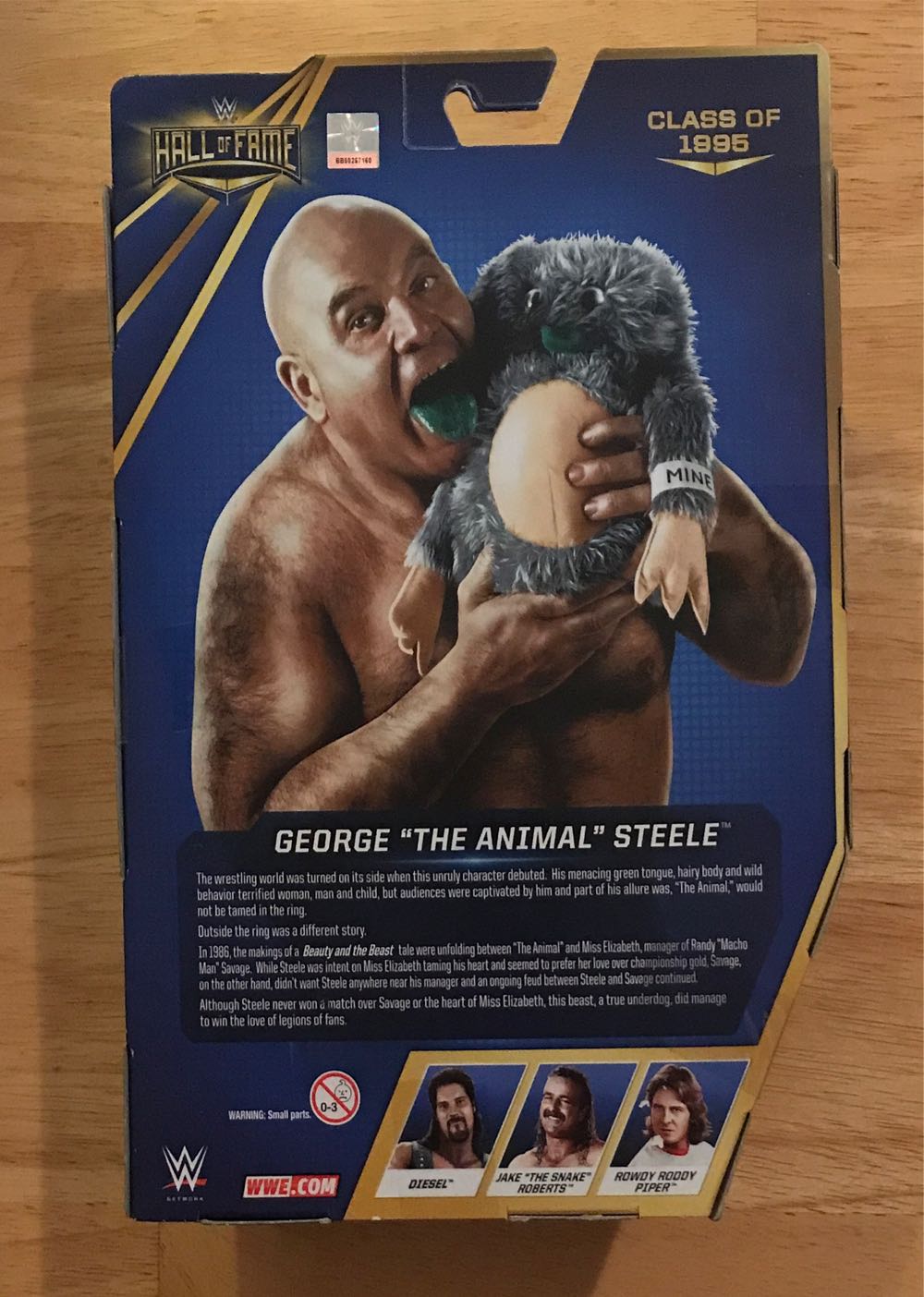 George “The Animal” Steele - Mattel Wwe (WWE Mattel Elite Target Exclusive Hall Of Fame Series 4) action figure collectible [Barcode 887961432688] - Main Image 2