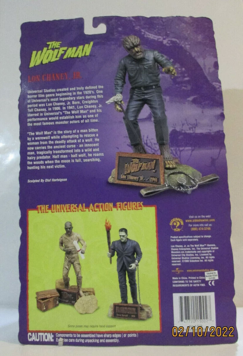 The Wolfman - Sideshow Collectibles (Universal Monsters) action figure collectible - Main Image 3