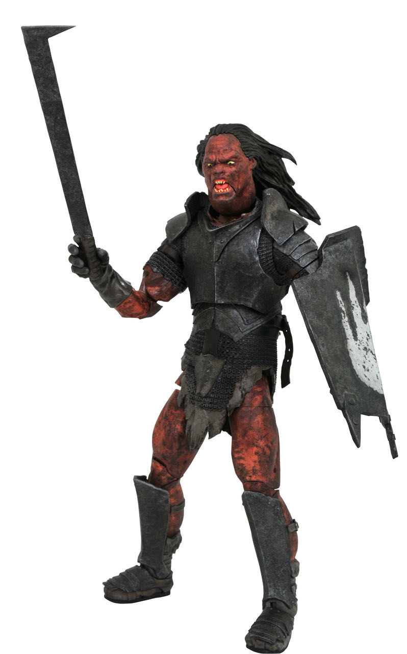 Diamond Select - Lord of the Rings - URUK-HAI ORC - Diamond Select Toys (Lord Of The Rings DST) action figure collectible [Barcode 699788840863] - Main Image 3