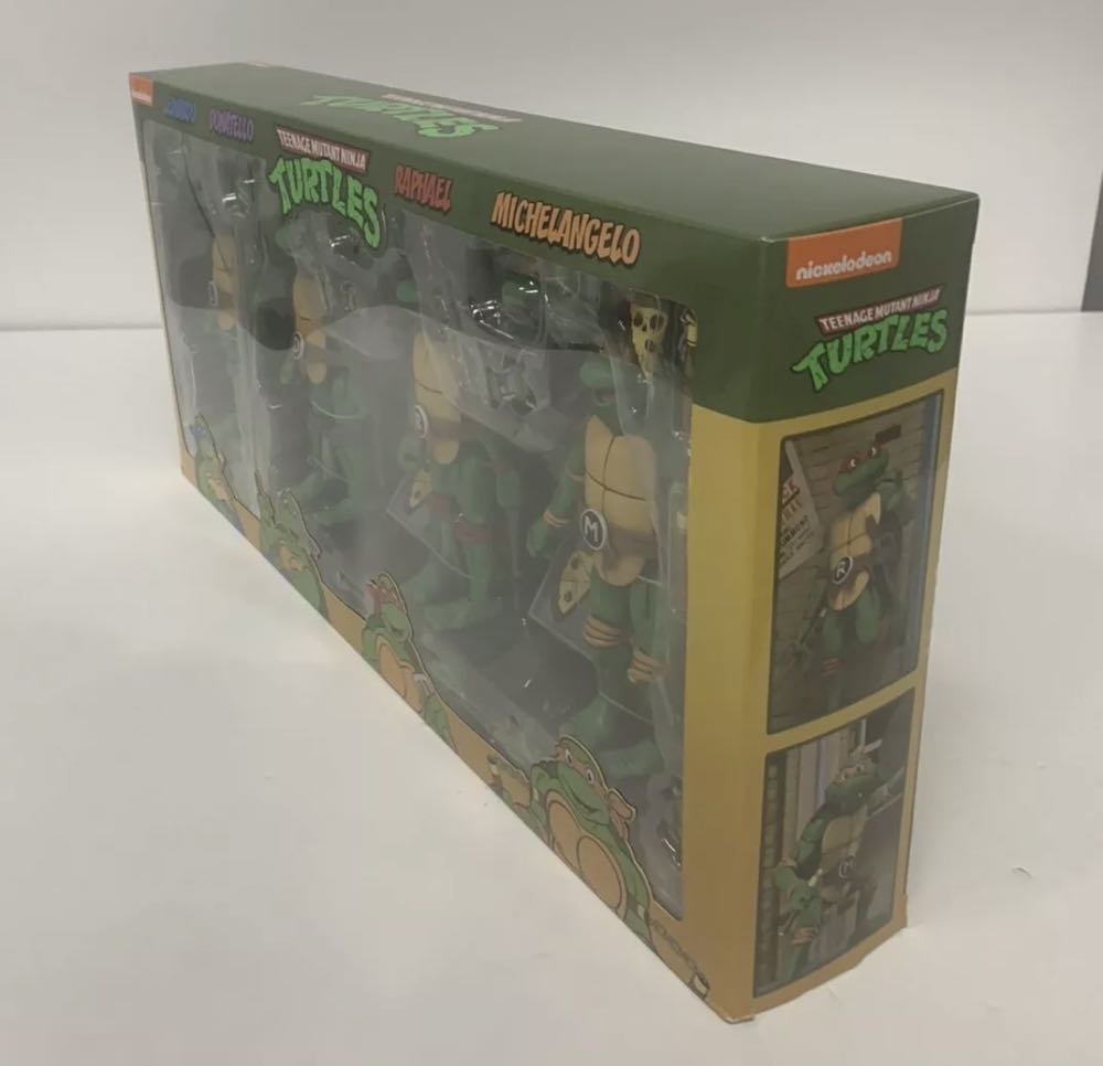 Neca Teenage Mutant Ninja Turtles 4-Pack Leo, Donny, Raph & Mikey Target Exclusive Haulathon - Neca/Reel Toys (Teenage Mutant Ninja Turtles) action figure collectible [Barcode 634482542613] - Main Image 3