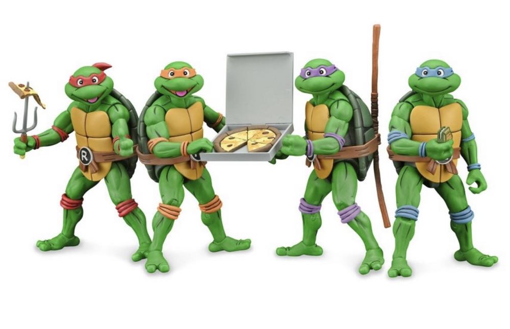 Neca Teenage Mutant Ninja Turtles 4-Pack Leo, Donny, Raph & Mikey Target Exclusive Haulathon - Neca/Reel Toys (Teenage Mutant Ninja Turtles) action figure collectible [Barcode 634482542613] - Main Image 4