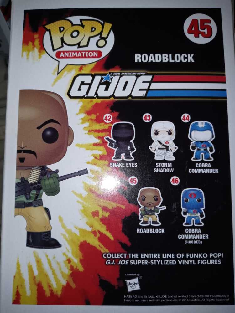 G.I. JOE - Roadblock - Funko (G.I. Joe) (G.I. JOE - Pop!) action figure collectible [Barcode 849803061371] - Main Image 2