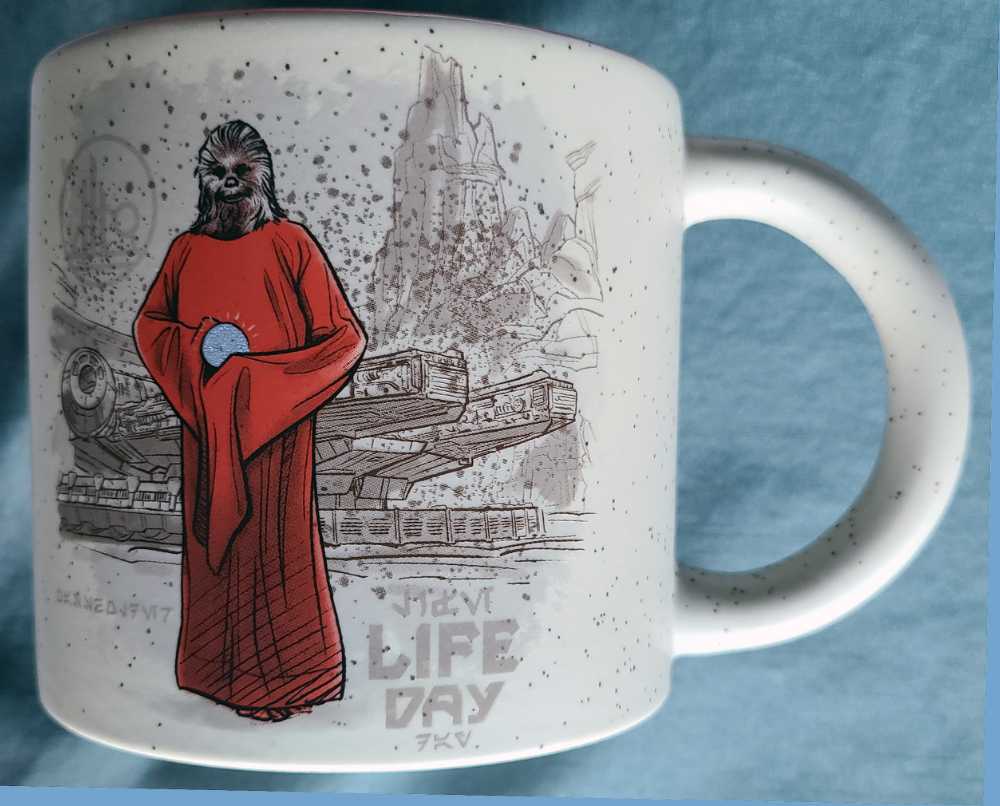 Life Day Star Wars Holiday Starbucks Chewbacca Holiday Ceramic Mug 2021 - Disney Parks (Star Wars Life Day) action figure collectible [Barcode 400941815167] - Main Image 1