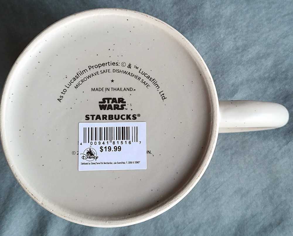Life Day Star Wars Holiday Starbucks Chewbacca Holiday Ceramic Mug 2021 - Disney Parks (Star Wars Life Day) action figure collectible [Barcode 400941815167] - Main Image 2