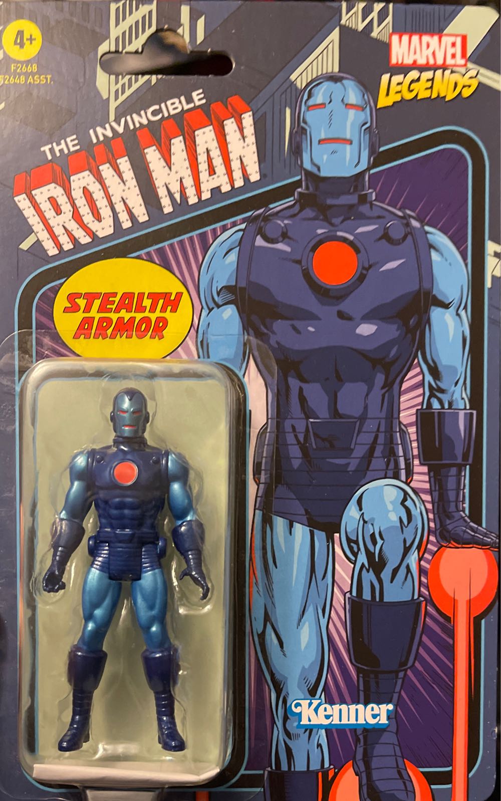 Iron Man Stealth Armor   (Marvel Legends 3.75” Retro) action figure collectible [Barcode 2418818366078] - Main Image 1