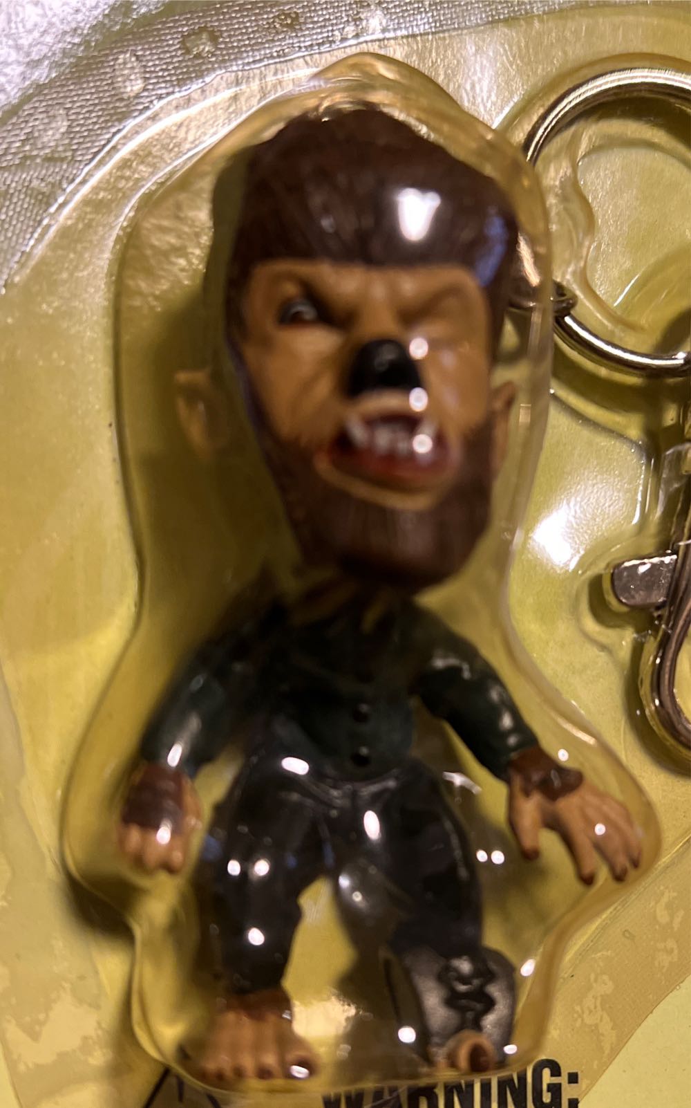 Sideshow - Little Big Heads Wolf Man  Keychain - Sideshow Toy (Universal Studio Monsters) action figure collectible [Barcode 747720190177] - Main Image 2