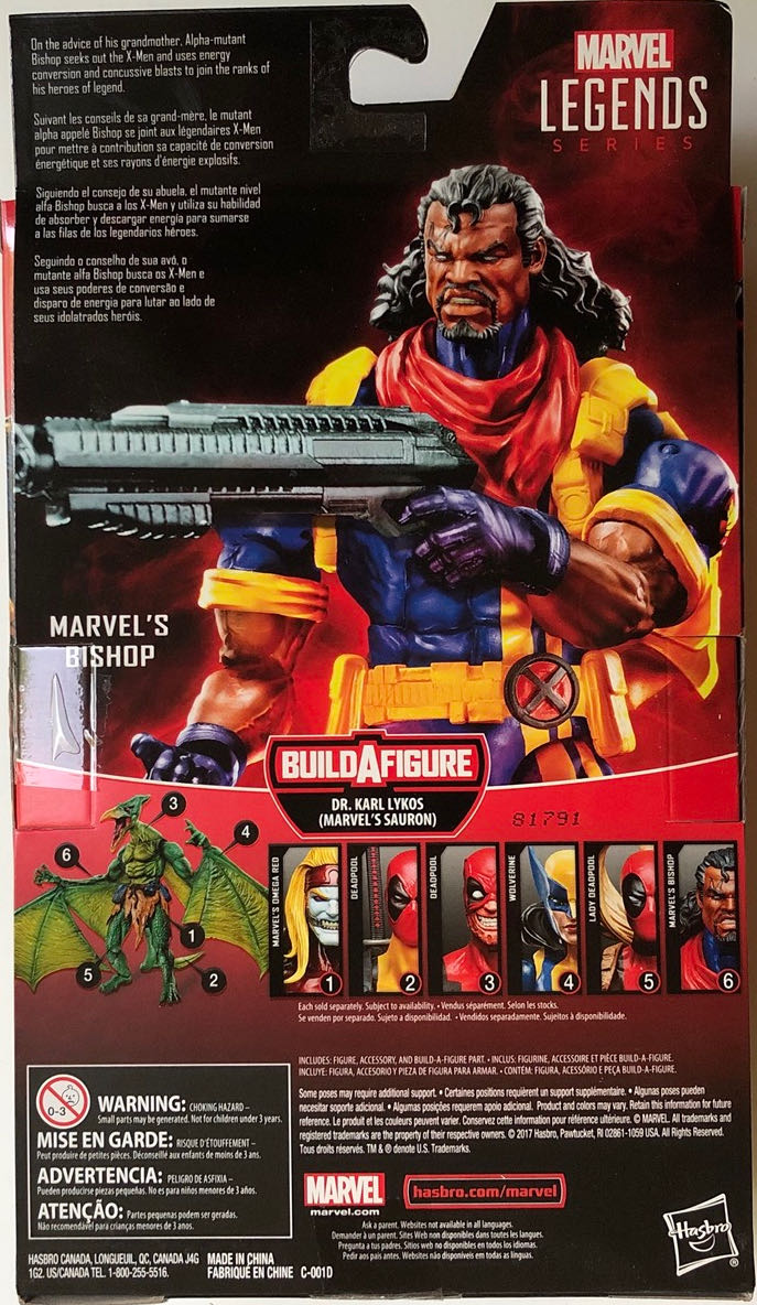 Bishop - Hasbro (Marvel Legends) action figure collectible [Barcode 630509713684] - Main Image 2