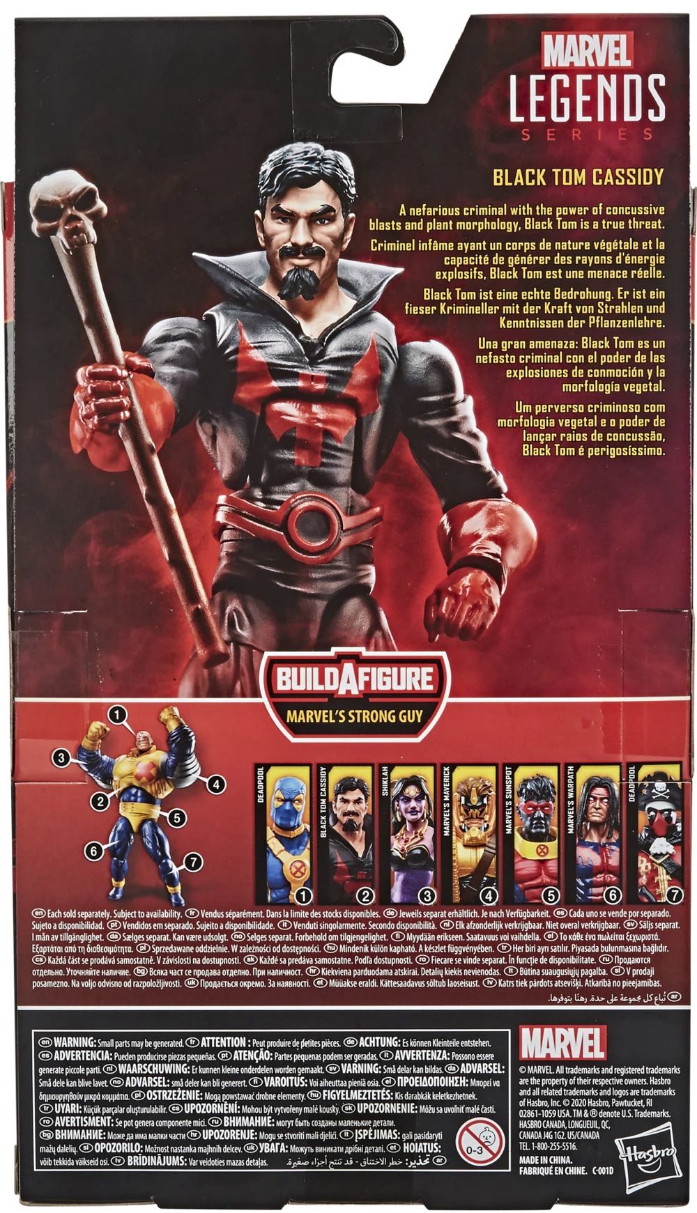 Marvel Legends X-Men Strong Guy BAF Wave Black Tom Cassidy - Hasbro (Marvel Legends BAF Strong Guy) action figure collectible [Barcode 5010993697960] - Main Image 2