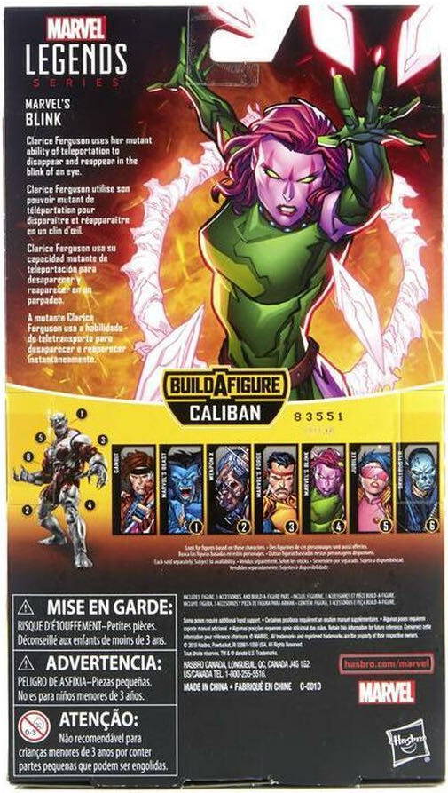 Blink - Hasbro (Marvel Legends Caliban Series) action figure collectible [Barcode 630509808519] - Main Image 2