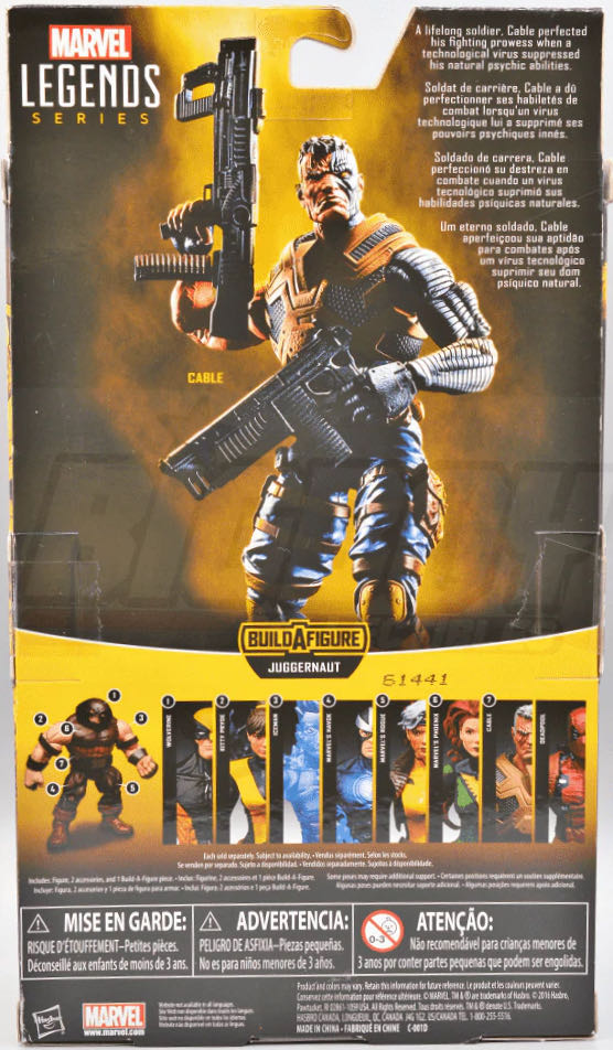 Cable - Nathan Summers - Hasbro (Marvel Legends) action figure collectible [Barcode 630509448777] - Main Image 2