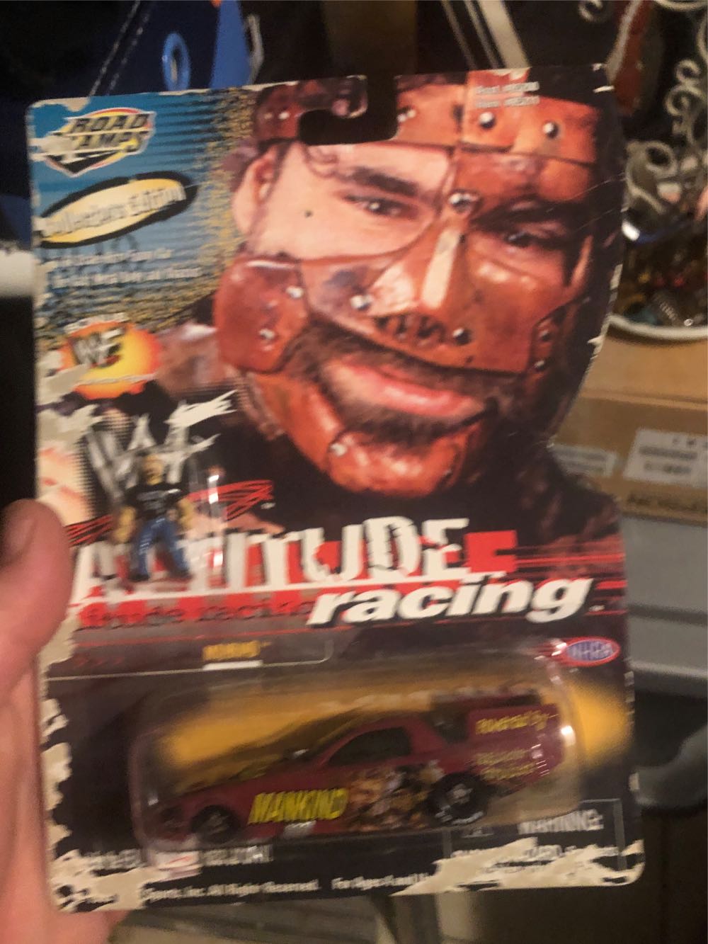 Vintage Road Champs Wwf Road Champ Wwf Mankind Nitro Funny Car W Wwf  action figure collectible [Barcode 032961852008] - Main Image 2