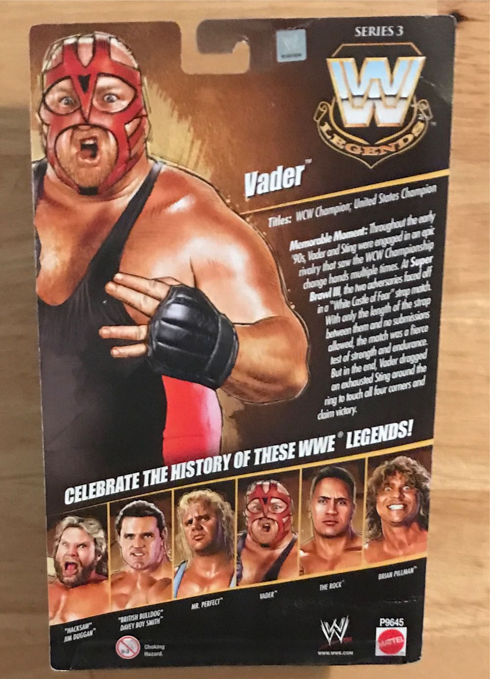 Vader - Mattel Wwe (WWE Mattel Elite Legends Series 3) action figure collectible [Barcode 027084786736] - Main Image 2