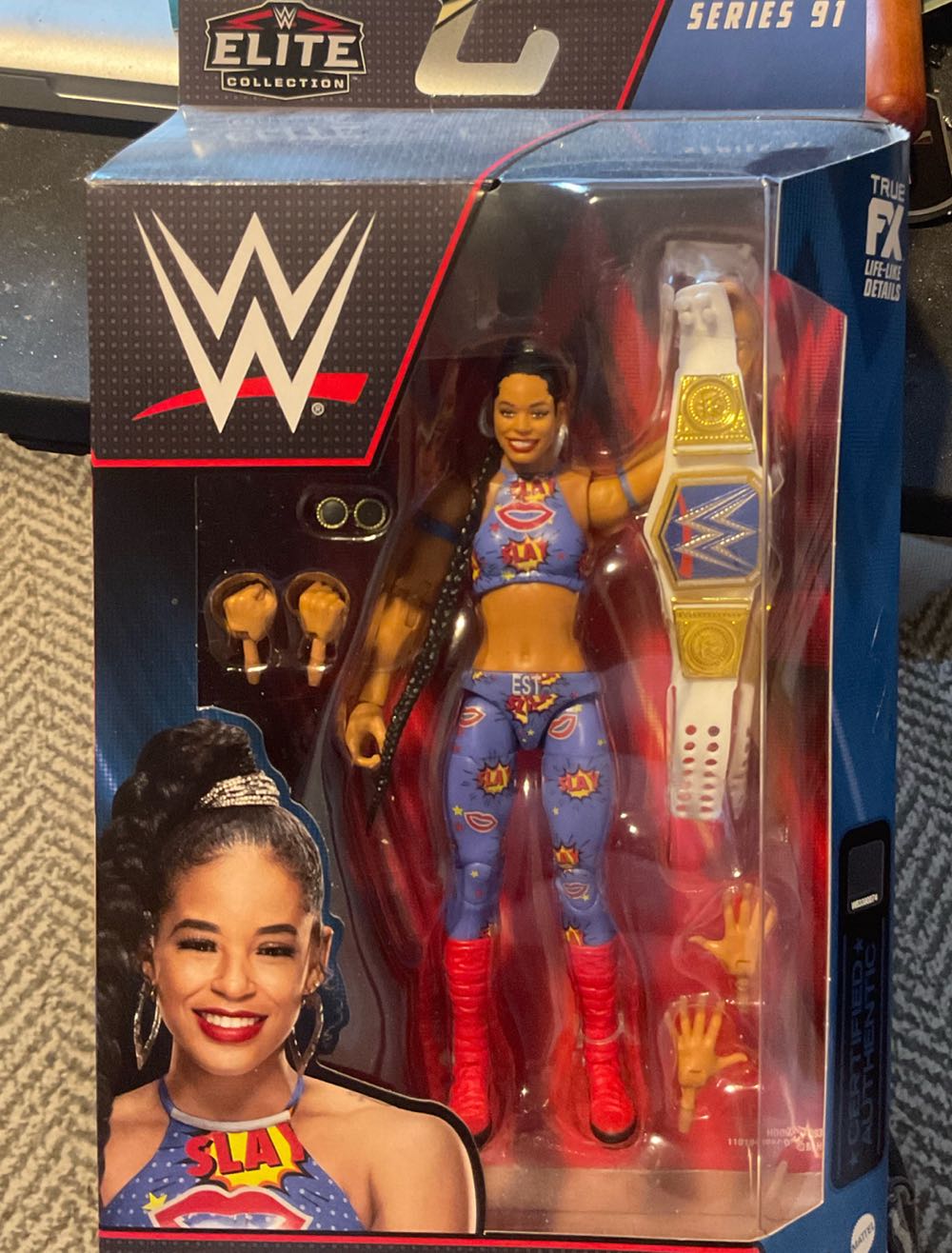 WWE Elite - Bianca Belair - Mattel (Wwe Elite) action figure collectible [Barcode 194735021536] - Main Image 2