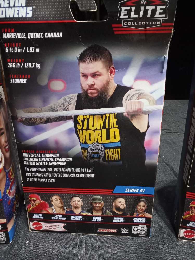 Kevin Owens Elite 91 - Mattel Wwe (WWE Elite Collection Series 91) action figure collectible [Barcode 194735021680] - Main Image 2