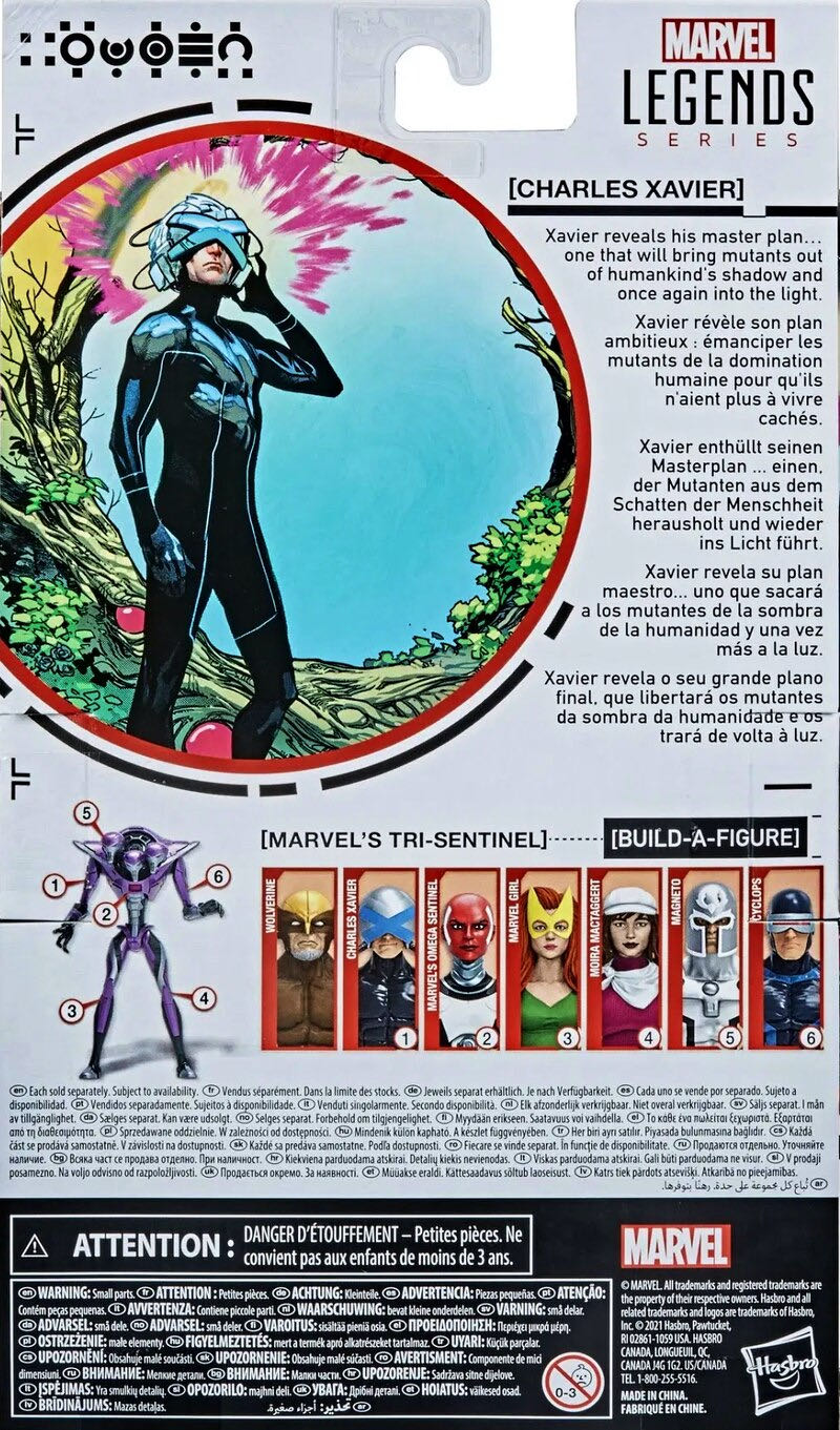 Charles Xavier - Hasbro (Marvel Legends - Tri Sentinel) action figure collectible [Barcode 5010993790258] - Main Image 2