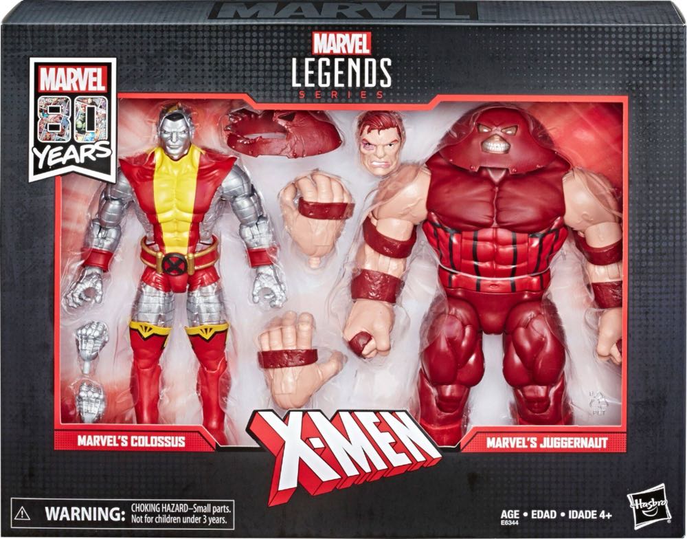 Marvel Legends Marvel Comics 80th Anniversary Colossus & Juggernaut Two-Pack - Hasbro (X-Men) action figure collectible [Barcode 630509847433] - Main Image 4