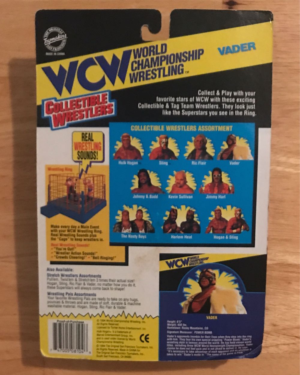WCW OSFTM Series 1: Vader - WCW Original San Francisco Toymakers Inc. (WCW OSFTM Series 1) action figure collectible [Barcode 747005081046] - Main Image 2