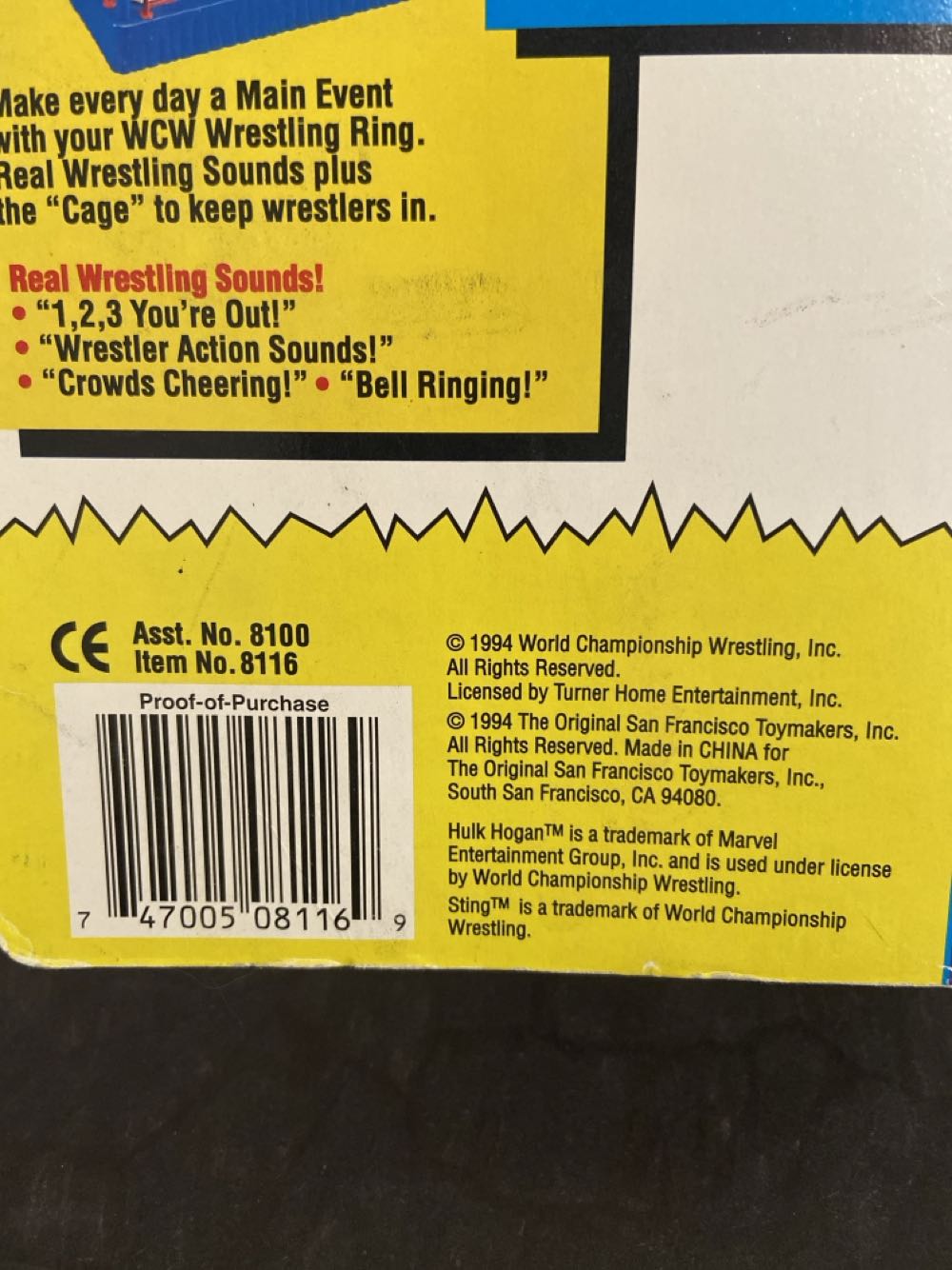 The Giant - The Original San Francisco Toymakers (WCW: Collectible Wrestlers) action figure collectible [Barcode 747005081169] - Main Image 3