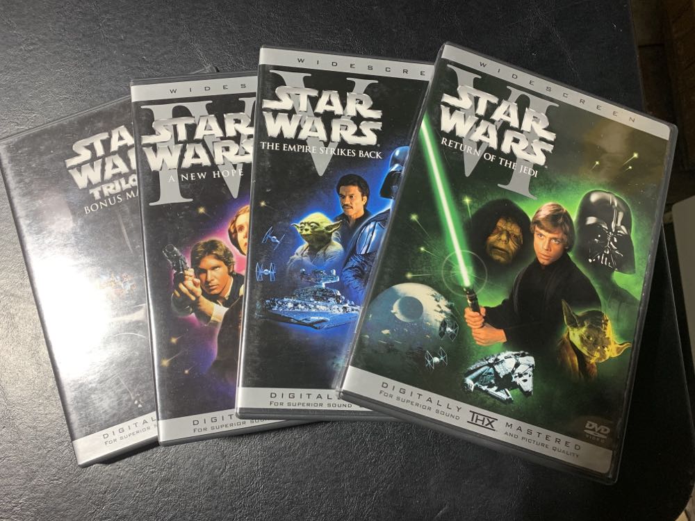 Star Wars Trilogy A New Hope The Empire Strikes Back Return Of The Jedi Widescreen Edition With Bonus Disc  action figure collectible [Barcode 024543123415] - Main Image 2