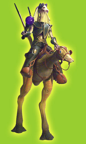 Captain Tarpals & Kaadu - Hasbro (Star Wars) action figure collectible [Barcode 076930262016] - Main Image 4