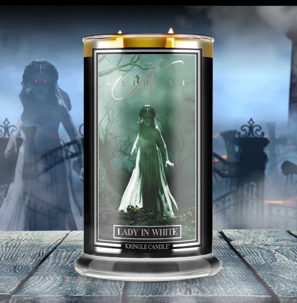 CANDLE: Halloween Kringle Lady In White  2021 - Kringle Candle (Halloween Candles) action figure collectible [Barcode 846853071800] - Main Image 4