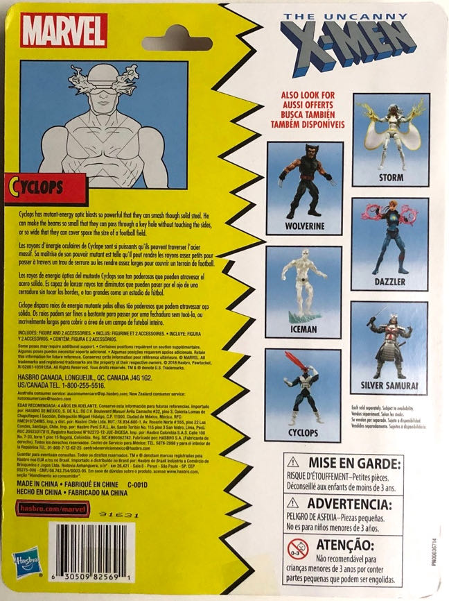 Cyclops : X-Factor (Marvel Legends Retro) - Hasbro (Marvel Legends) action figure collectible [Barcode 0630509825691] - Main Image 2