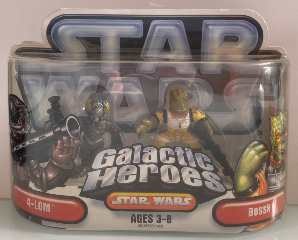 Galactic Heroes 4 Lom & Bossk 2 Pack - Hasbro (The Empire Strikes Back) action figure collectible [Barcode 653569014232] - Main Image 2