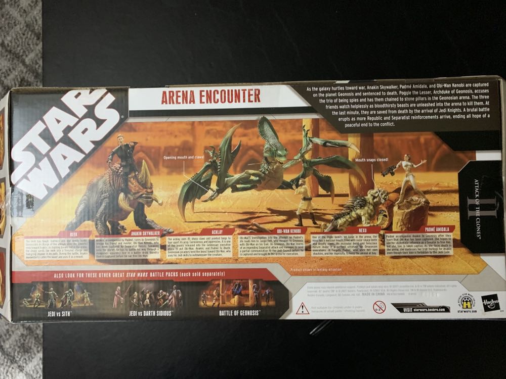 Battle Pack 30Th Anniversary Arena Encounter - Hasbro (Attack Of The Clones) action figure collectible [Barcode 7673366867735] - Main Image 3