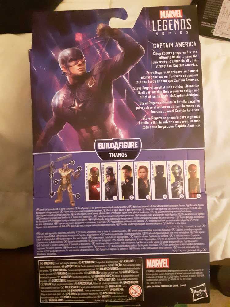 Captain America  - Hasbro (Marvel Legends: Avengers Endgame) action figure collectible [Barcode 5010993742202] - Main Image 3