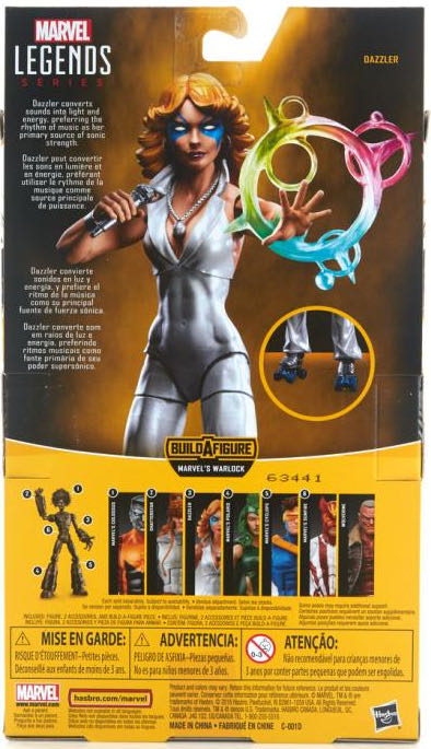 Marvel Legends Dazzler Warlock BAF - Hasbro (Marvel Legends) action figure collectible [Barcode 0630509502233] - Main Image 2