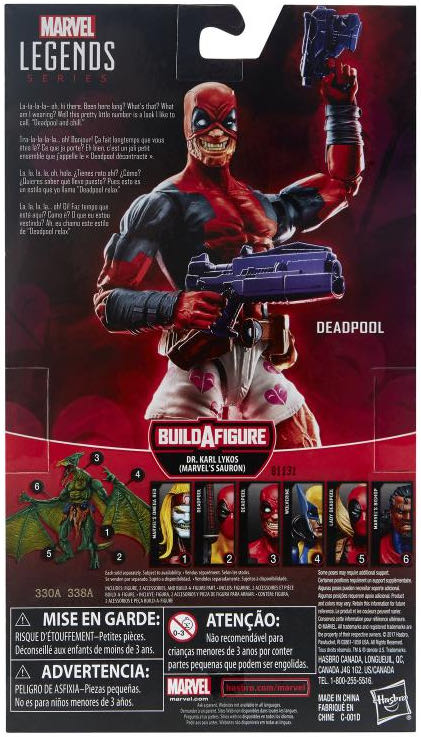 Deadpool (Boxers) - Hasbro (Marvel Legends) action figure collectible [Barcode 630509713691] - Main Image 2