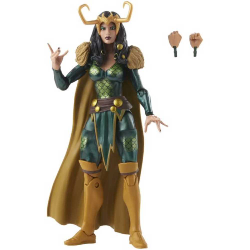Loki (Lady - Agent Of Asgard) - Hasbro (Marvel: Retro: 6”) action figure collectible [Barcode 5010993987528] - Main Image 2