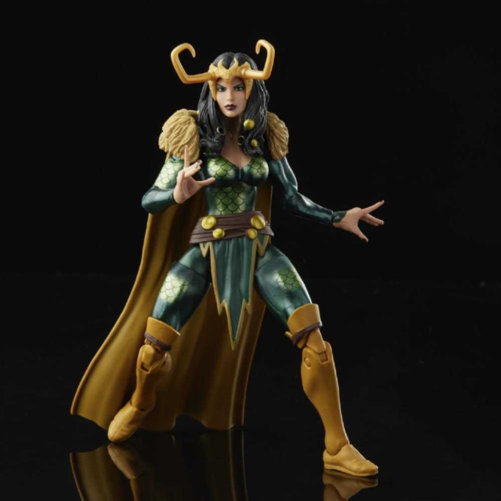 Loki (Lady - Agent Of Asgard) - Hasbro (Marvel: Retro: 6”) action figure collectible [Barcode 5010993987528] - Main Image 3