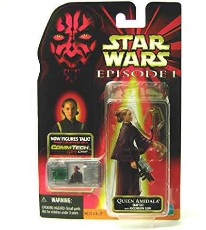 Queen (Amidala Battle) w/ Ascension Gun  (CommTech Chip) action figure collectible [Barcode 4904810607212] - Main Image 2