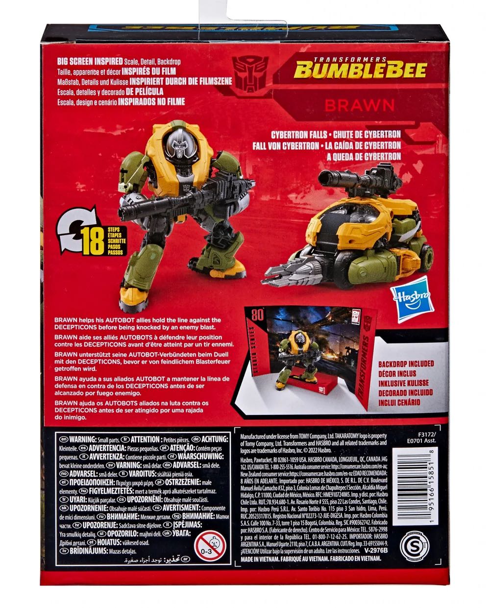 Brawn #80 - Hasbro (Transformers Deluxe Class) action figure collectible [Barcode 195166158518] - Main Image 4