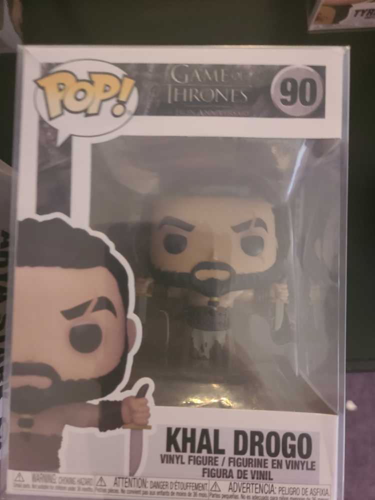 Funko Pop Tv: Game Of Thrones Khal Drogo With Daggers Multicolor  action figure collectible [Barcode 889698567954] - Main Image 2