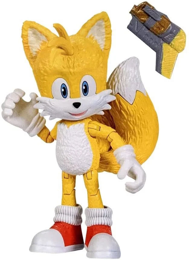 Tails With Blaster (Jakks) (wave1) (4’’) - Jakks Pacific (Movie Style) action figure collectible [Barcode 192995412705] - Main Image 2