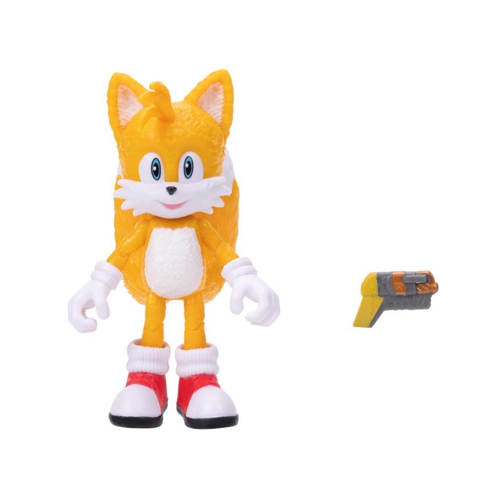 Tails With Blaster (Jakks) (wave1) (4’’) - Jakks Pacific (Movie Style) action figure collectible [Barcode 192995412705] - Main Image 3