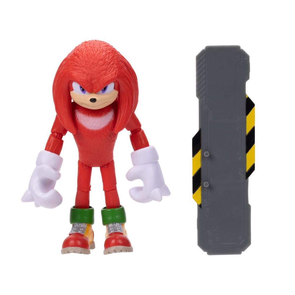 Knuckles With Snow Rider (wave 1)  (Jakks)  (4’’) - Jakks Pacific (Movie Style) action figure collectible [Barcode 192995412712] - Main Image 2