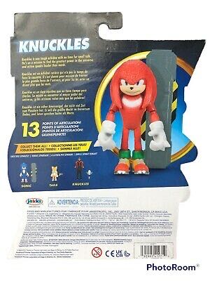 Knuckles With Snow Rider (wave 1)  (Jakks)  (4’’) - Jakks Pacific (Movie Style) action figure collectible [Barcode 192995412712] - Main Image 3
