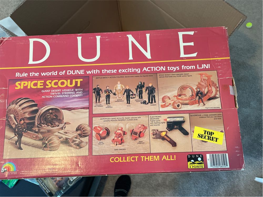 Ljn Dune Spice Scout Giant Vehicle In Box  action figure collectible [Barcode 023582080505] - Main Image 2