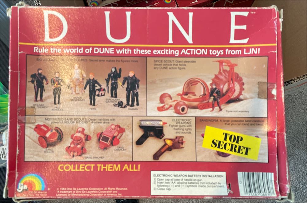 Ljn Dune Firemen Tarpel Gun  action figure collectible [Barcode 023582080307] - Main Image 2