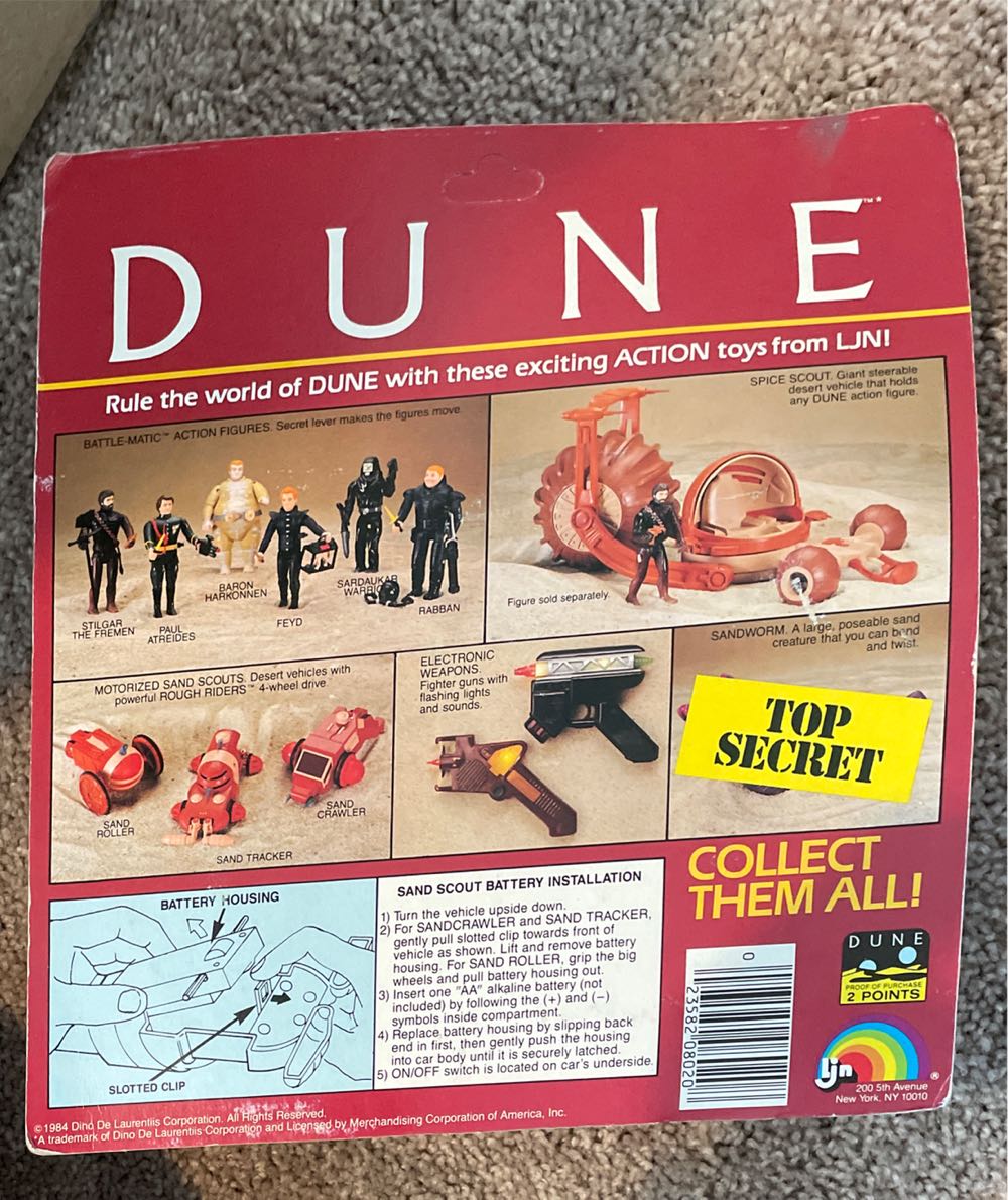 Dune Sand Scout Sand Crawler LJN  action figure collectible [Barcode 023582080208] - Main Image 2