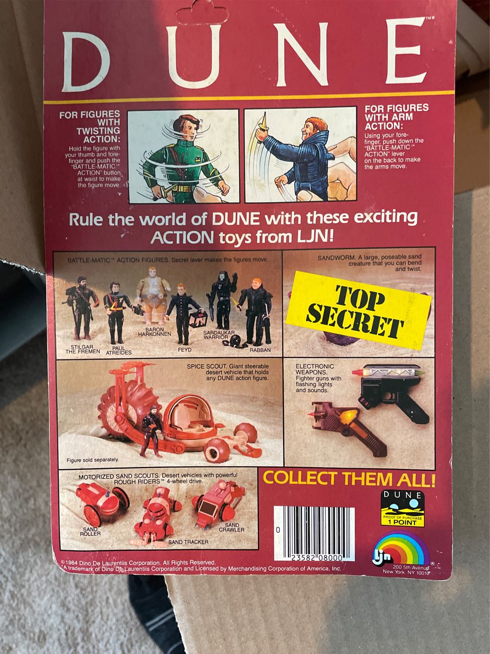 Loose Ljn Dune Stilgar The Freman  action figure collectible [Barcode 023582080000] - Main Image 2