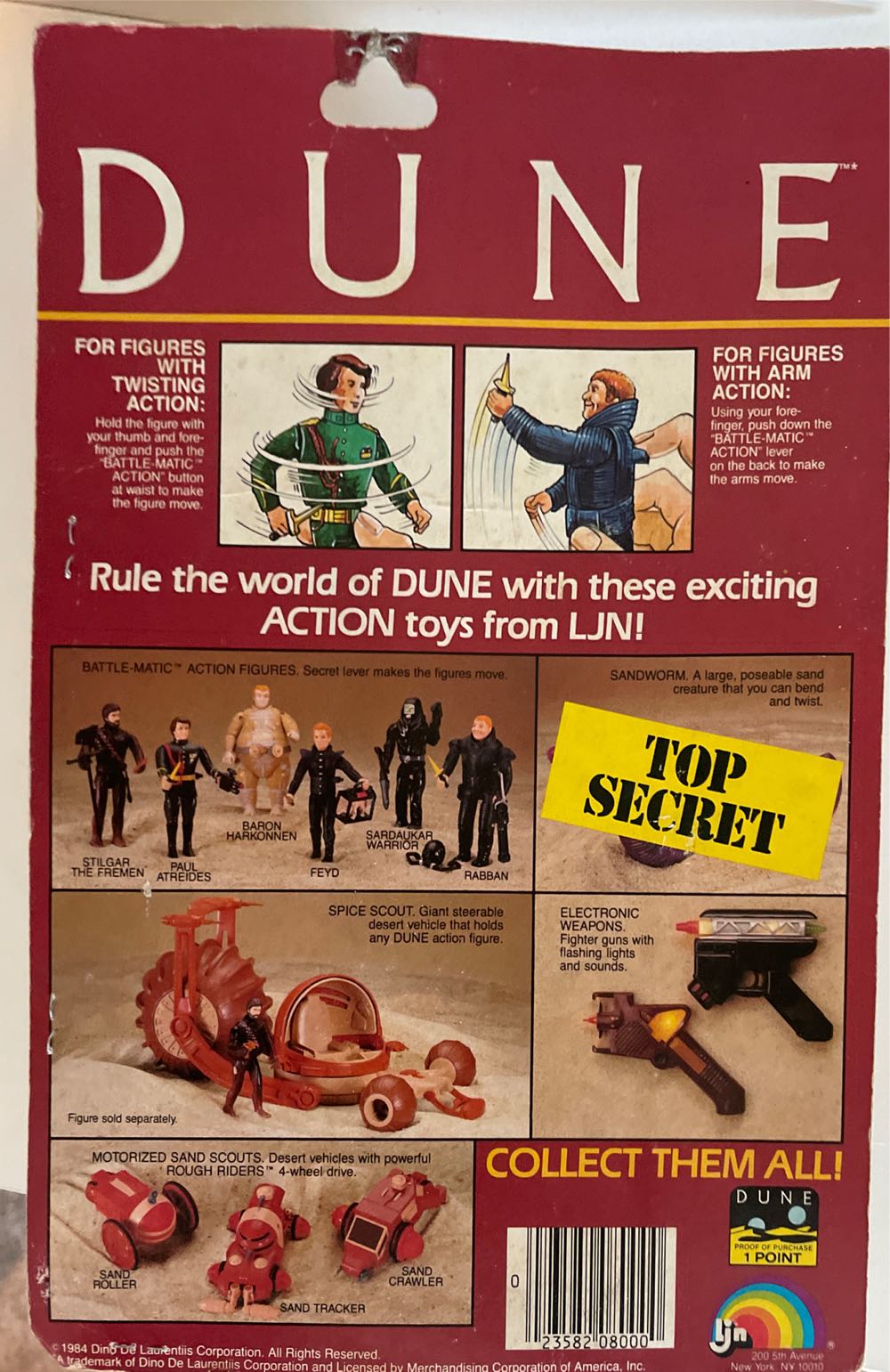 Dune Baron Harkonnen - LJN Toys Ltd. (Dune - LJN) action figure collectible [Barcode 023582080000] - Main Image 2
