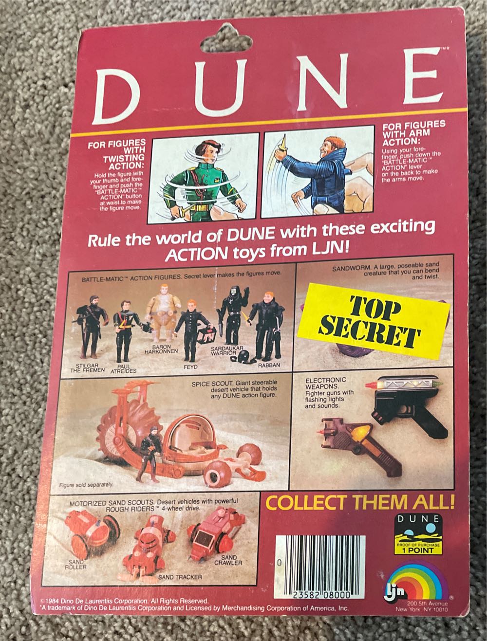 Sardaukar Warrior Dune LJN - LJN Toys Ltd. (Dune - LJN) action figure collectible [Barcode 023582080000] - Main Image 2