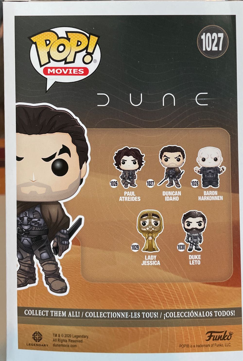 Idaho Pop! Movies: Dune Pop! Movies Dune Duncan Idaho Pop Movies # Vinyl #  action figure collectible [Barcode 889698516051] - Main Image 2